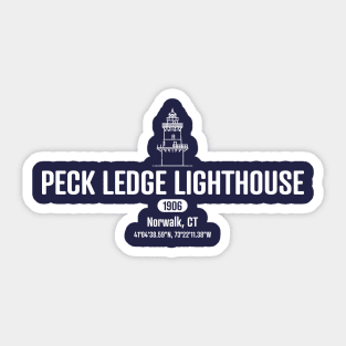 Peck Ledge Lighthouse Sticker